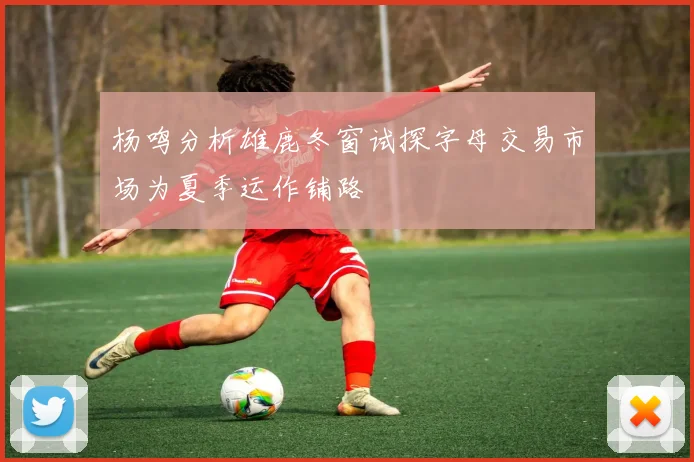 杨鸣分析雄鹿冬窗试探字母交易市场为夏季运作铺路